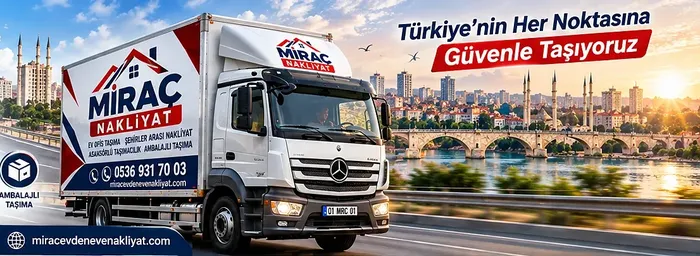Miraç Nakliyat kurumsal nakliye aracı