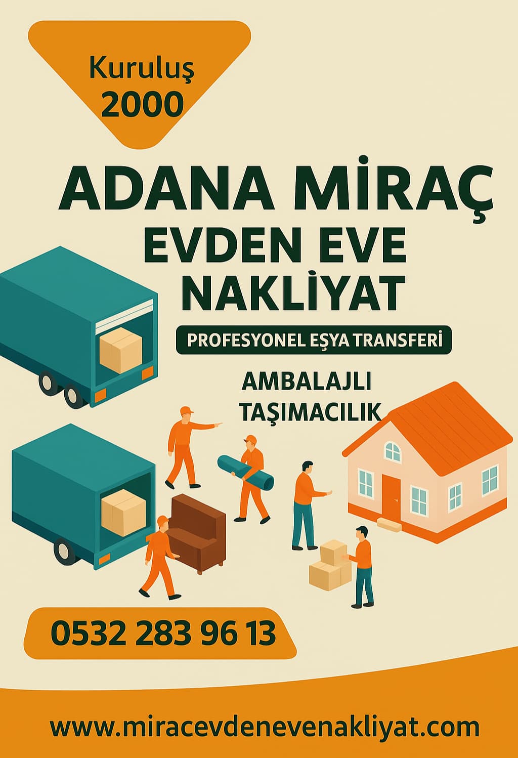 Adana Evden Eve Nakliyat Ve Şehirler Arası Asansörlü Taşımacılık Hizmeti 
