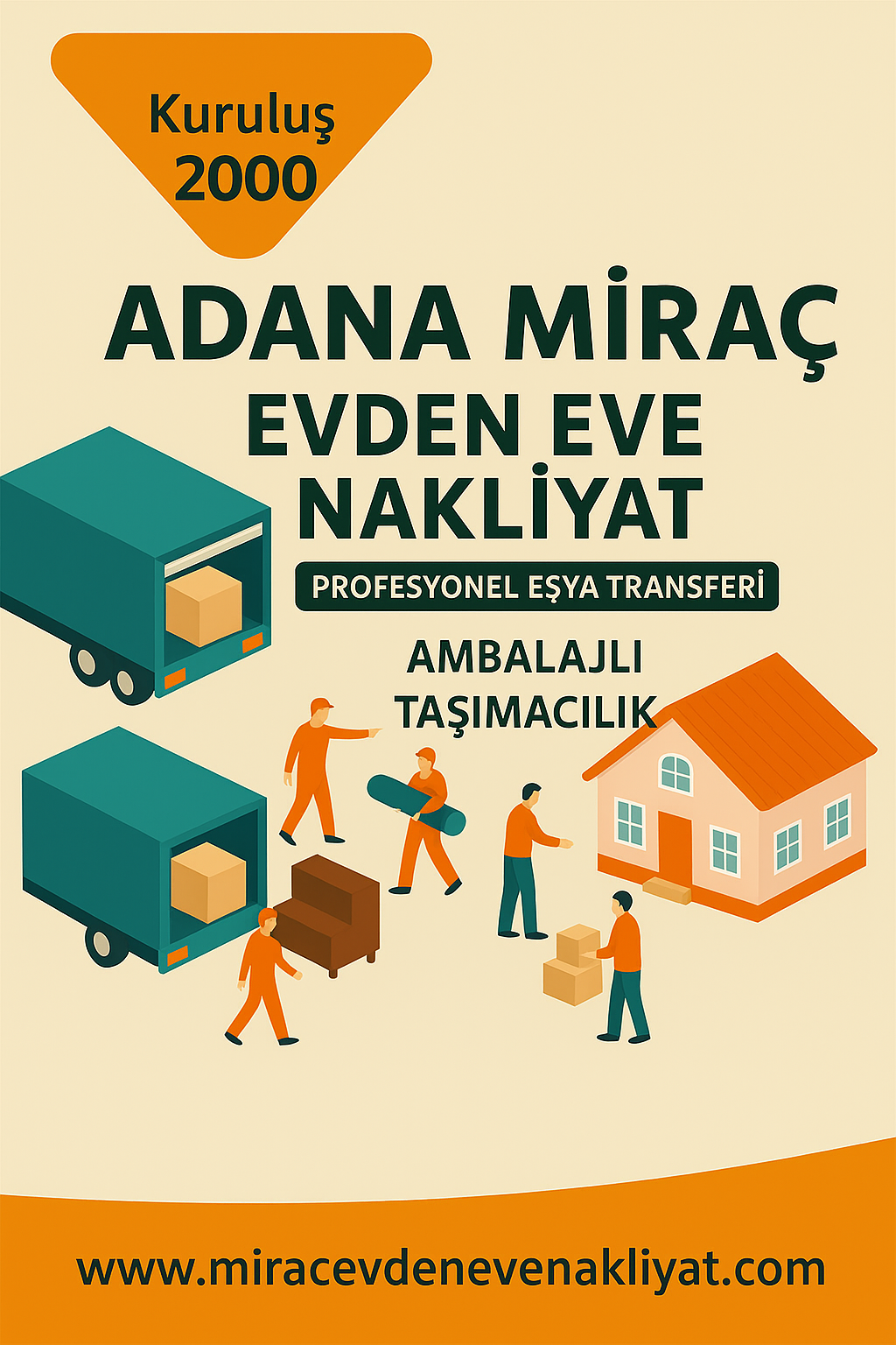Adana Evden Eve Nakliyat Ve Şehirler Arası Asansörlü Taşımacılık Hizmeti 